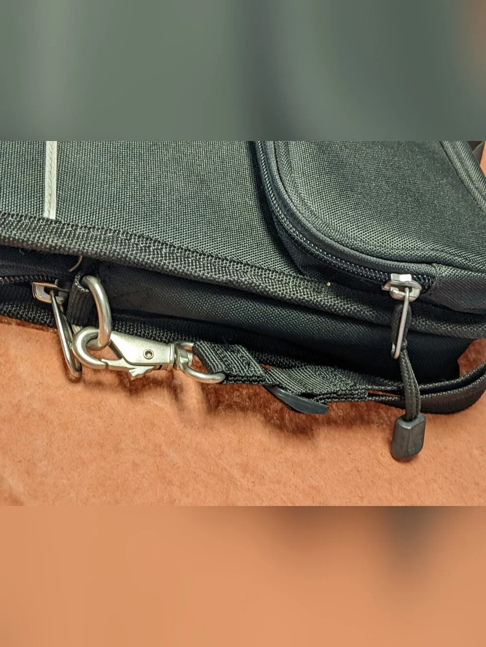 InfoCase Chromebook & Laptop Bag w/ Pouch - Black - Used Good Condition